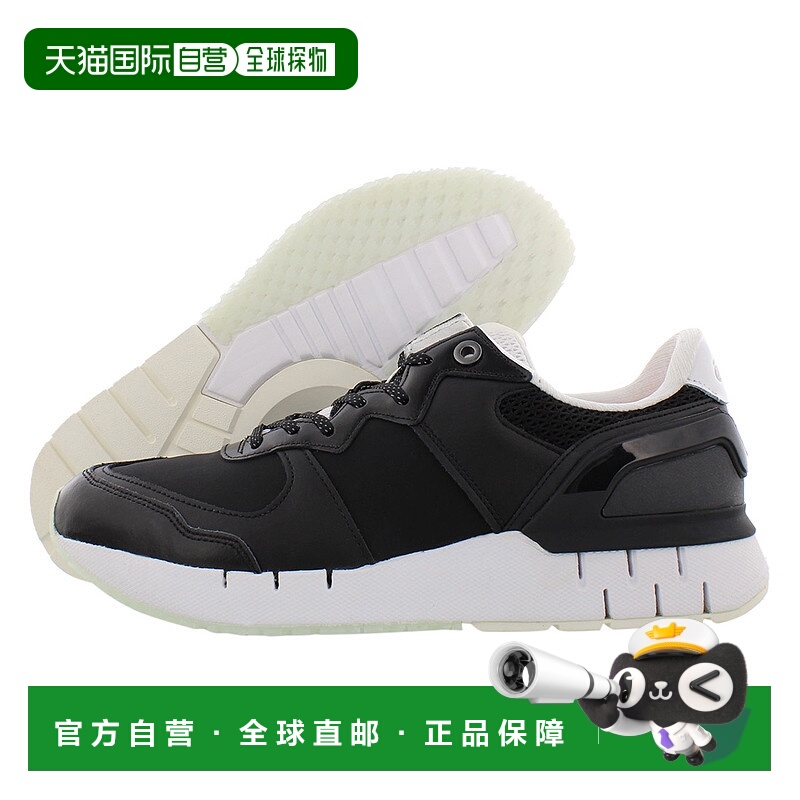 美国直邮Asics亚瑟士Rebilac Runner Mp运动鞋黑色白底系带缓冲