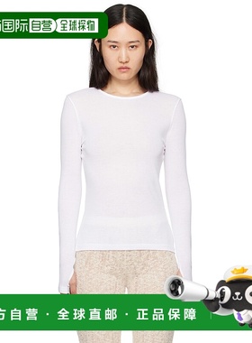 1h可退 香港直邮潮奢 BITE 女士 白色 Transparent 长袖 T 恤 111