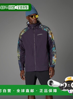 1h可退 日本直邮ADIDAS DISNEY 男士防风连帽运动夹克 KQU65外套