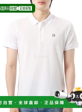 韩国直邮FENDI POLO FF 金属珠地网眼 (FY0985 AUA5 F0QA0) 短袖/