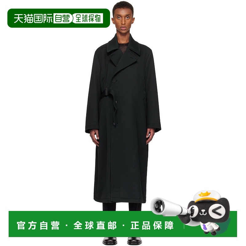 1h可退 香港直邮Paul Smith 保罗 史密斯 男士 黑色大衣 M1R145ZN