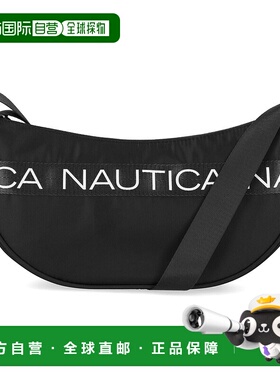 自营 Nautica 女款 Over The Moon 腰包 - 黑色铁洗 美国奥莱直发