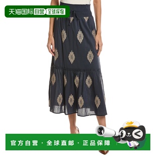 自营Splendid Vivian Maxi Skirt - blue 美国奥莱直发