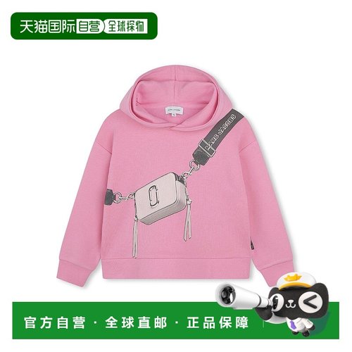 1h可退 香港直邮MARC JACOBS 男童卫衣 W6029609B AW2024 黑色 Ho