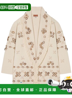 香港直邮Alanui 贝壳装饰开衫 LWHB064R25KNI00E