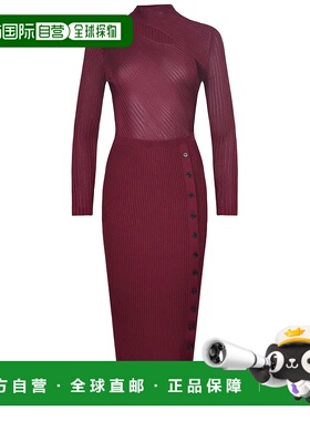1h可退 香港直邮SELF-PORTRAIT 女士连衣裙 PF25080MBURGUNDY AW2