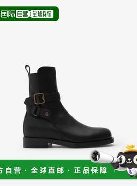 欧洲直邮BURBERRY（博柏利）皮革 Ledger 骑士靴