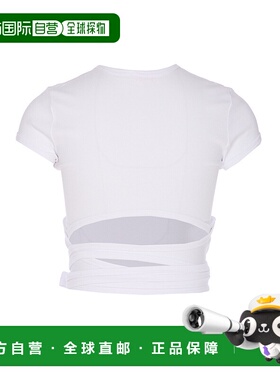 香港直邮DIESEL 女士T恤 A193370EJAI100 AW2025 白色 BUNNY TALE