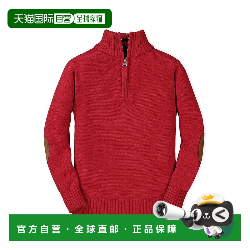 自营Hope & Henry 1/4-Zip Sweater - scarlet sage 美国奥莱直发