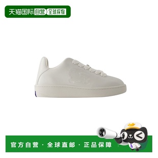Box 白色 运动鞋 皮革 美国奥莱直 Burberry 自营Lf
