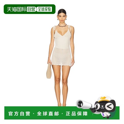 香港直邮The Attico 女士 钩花棉质迷你连衣裙 250WCA00417CCC105