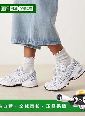 1h可退 香港直邮New Balance  女士 740 to 方格棉布训练鞋(蓝色)