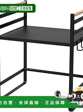 日本直邮山善微波炉顶架宽46 73深35.5高51cm+黑色DRR73(SBK)