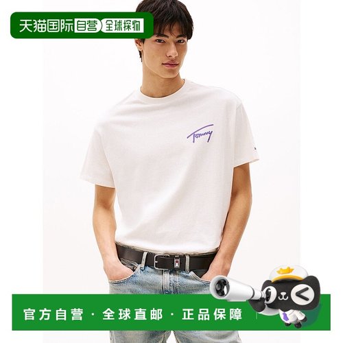 日本直邮TOMMY HILFIGER 宽松褪色图案T恤 [TO3203EM012585]