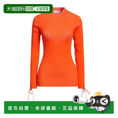香港直邮潮奢 off-white 女士 毛衣 orange橙色 舒适时尚