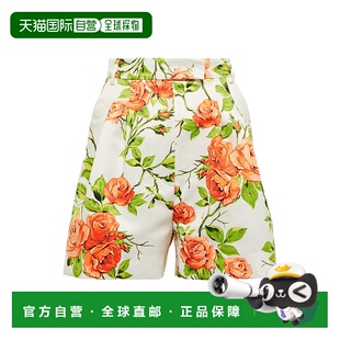 1h可退 香港直邮EMILIA WICKSTEAD 女士 Elliot 花朵塔夫绸罗缎短