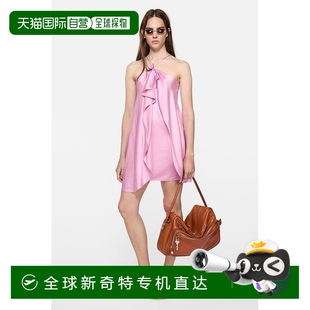 氨綸連衣裙中長款 歐洲直郵Acne Studios FW25女士粉色棉 吊帶