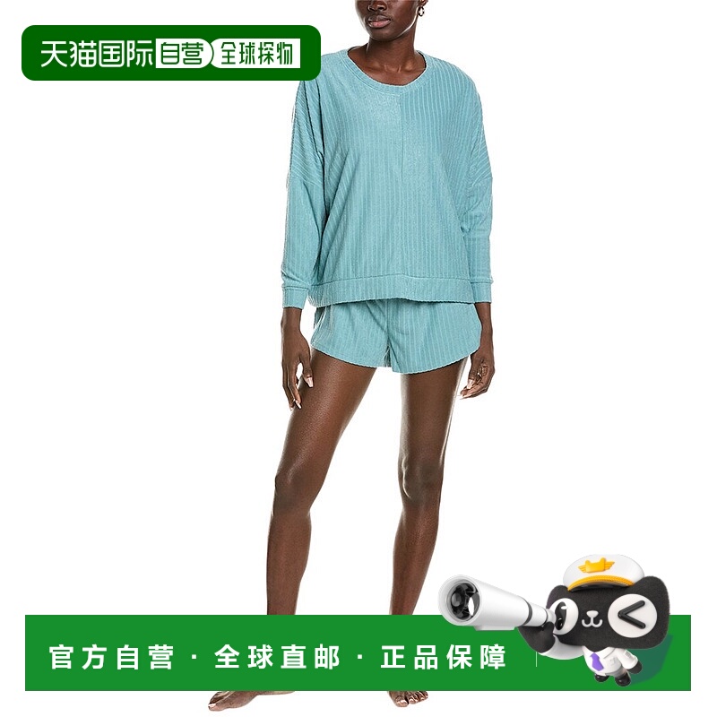 自营Honeydew 2pc Night Owl Lounge Set - blue 美国奥莱直发