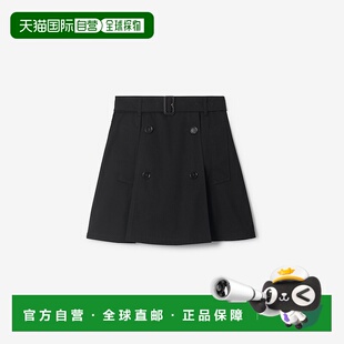 欧洲直邮Burberry (2025 新品) 嘎巴甸 Trench 迷你半裙风衣