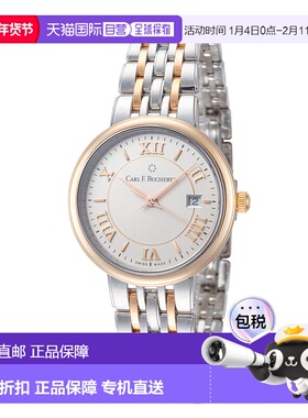 自营 carl f. buchererCarl F.Bucherer女式Adamavi 28毫米石英手