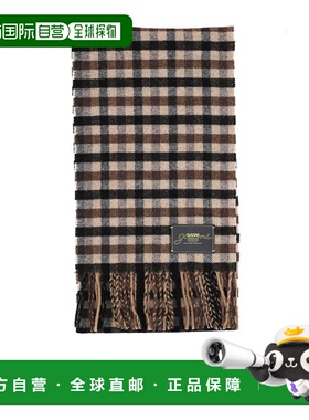 香港直邮Ganni 格纹围巾 A6668羊毛