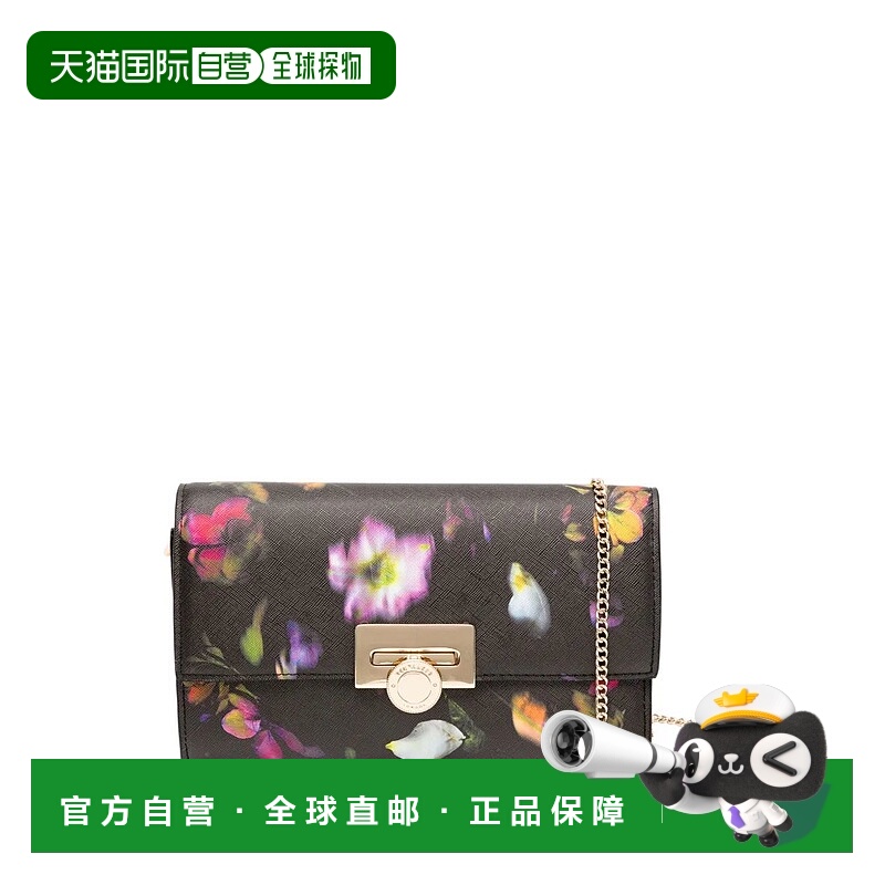 自营Ted Baker Women's Parisa Leather Chain Wallet, Black Com