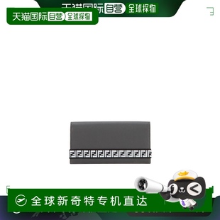 Fendi 男士 香港直邮潮奢 芬迪 7M0268A8VC牛皮 长款 折叠钱包