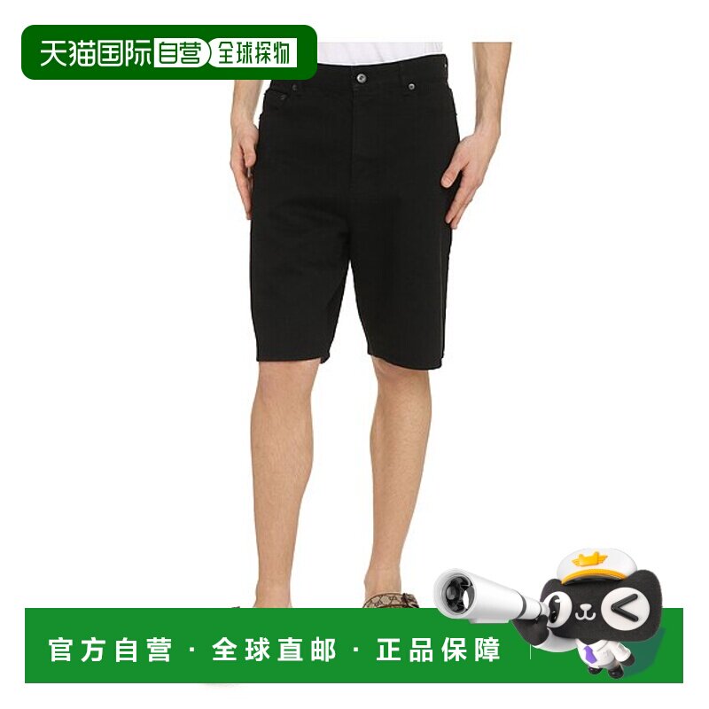 香港直邮KENZO 男士休闲裤 FD55DS3366C1BM SS2023 黑色 徽标短裤