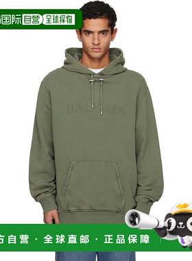1h可退 香港直邮潮奢 Balmain 巴尔曼 男士 卡其色 Vintage Embro