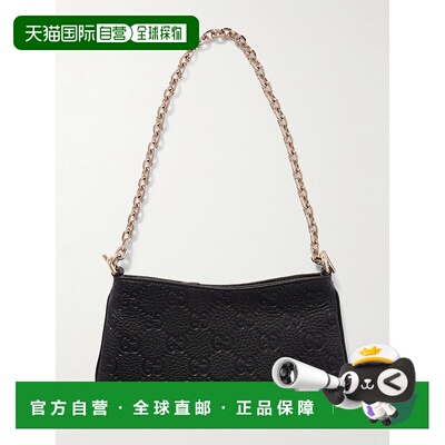 香港直邮Gucci 古驰 女士 GG Emblem系列小号肩背包 815278AAEEM