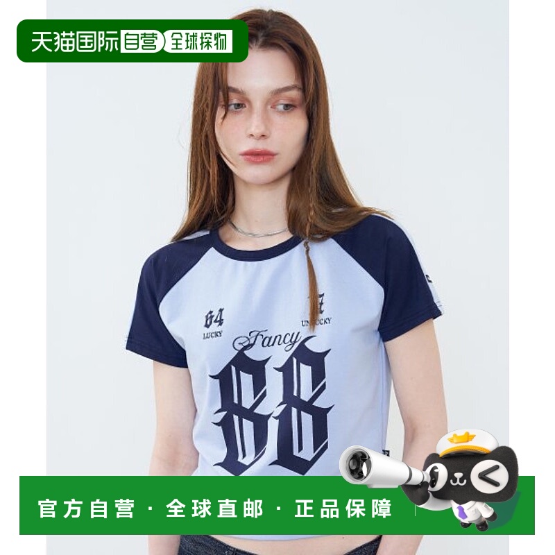 韩国直邮NASTY FANCY CLUB街头辣妹潮牌酷帅休闲时尚新款T恤F23QB