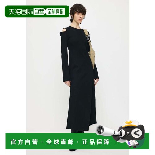 日本直邮OPEN SHOULDER KNIT 连衣裙 黑色