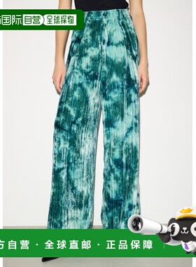 1h可退 日本直邮THROW by SLY 女士扎染绒面长裤 030HA0313221