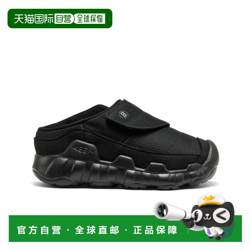 日本直邮KEEN 小小孩童 高帮套脚鞋 裹脚款  |  Black/Black 黑色