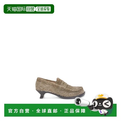 1h可退 欧洲直邮LOEWE（罗意威）女士 磨砂绒面革 Campo 乐福鞋