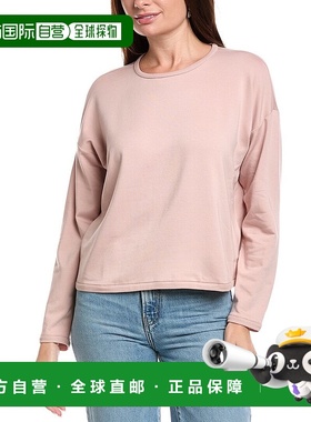 自营EILEEN FISHER舒适刷毛Terry Hug背心-粉红色 美国奥莱直发