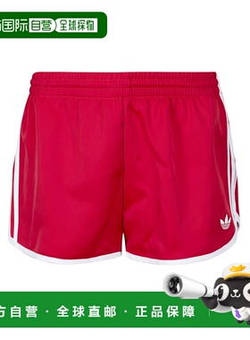 1h可退 香港直邮Adidas 女士 3S Sprntr 短裤 KD3716RED red红色