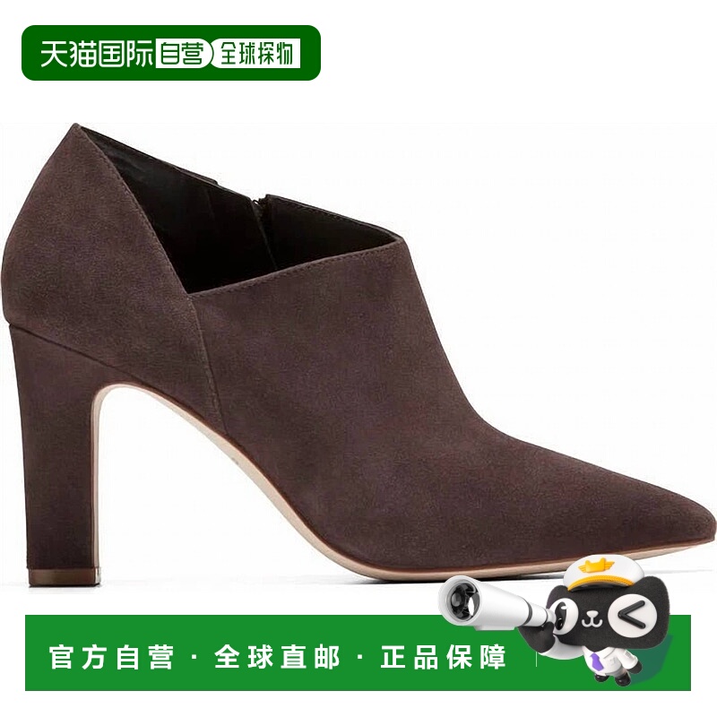 自营cole haanWomen's Vestry Pointed Toe Booties In Dark Choc
