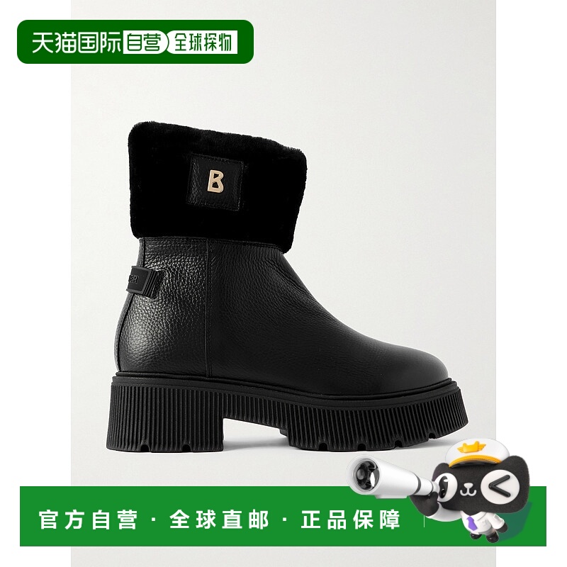 1h可退 香港直邮潮奢 bogner 博格纳 女士 Turin 6 皮毛饰边织纹