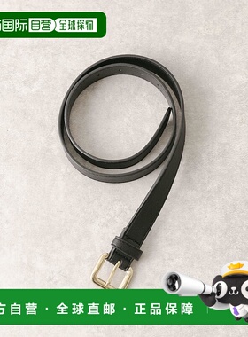 1h可退 日本直邮SMELLY 女士简约方扣皮带 金属方扣设计 日常通勤