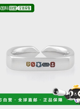 1h可退 日本直邮Paul Smith 男装 多彩标志设计 开放式戒指 25091