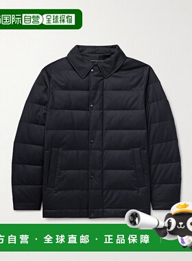 1h可退 香港直邮潮奢 YVES SALOMON 男士 System® 绗缝绿色风暴羊