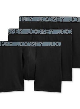 美国直邮Jockey|超细纤维环保 5 英寸平角内裤 - 3 条装