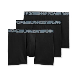 美国直邮Jockey|超细纤维环保 5 英寸平角内裤 - 3 条装