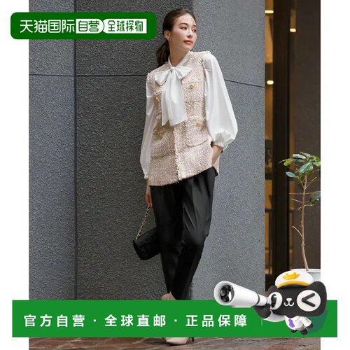 1h可退 日本直邮Flolia 女士特色三件套礼服 韩系时尚细节设计 毛