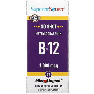 香港直发superior source维生素B12膳食补充剂60片