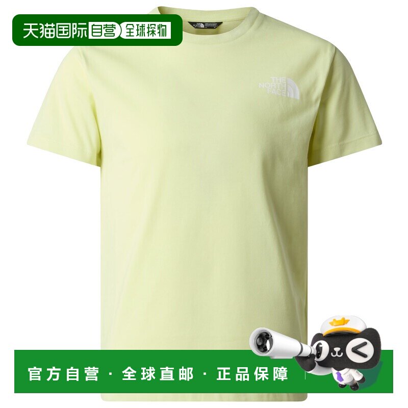 香港直邮THE NORTH FACE 男童T恤 7043965LEMONMIST CO 黄色北面图片