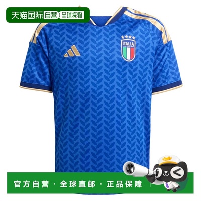 香港直邮ADIDAS 男童T恤 JY7585AZZURRO CO 蓝色 MAGLIA BAMBINO