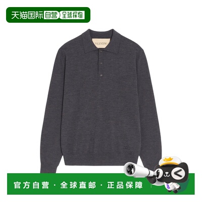 1h可退 欧洲直邮VALENTINO 男士POLO衫 VKP04UBH9081 AW2026 黑色