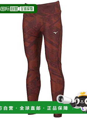 【日本直邮】Mizuno美津浓户外运动打底裤女式XL胭脂红3 2MB2310